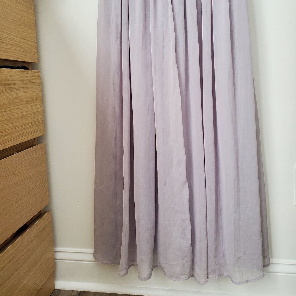 Altar'd State Lilac Beaded Prom Dress - Picture 3 of 5
